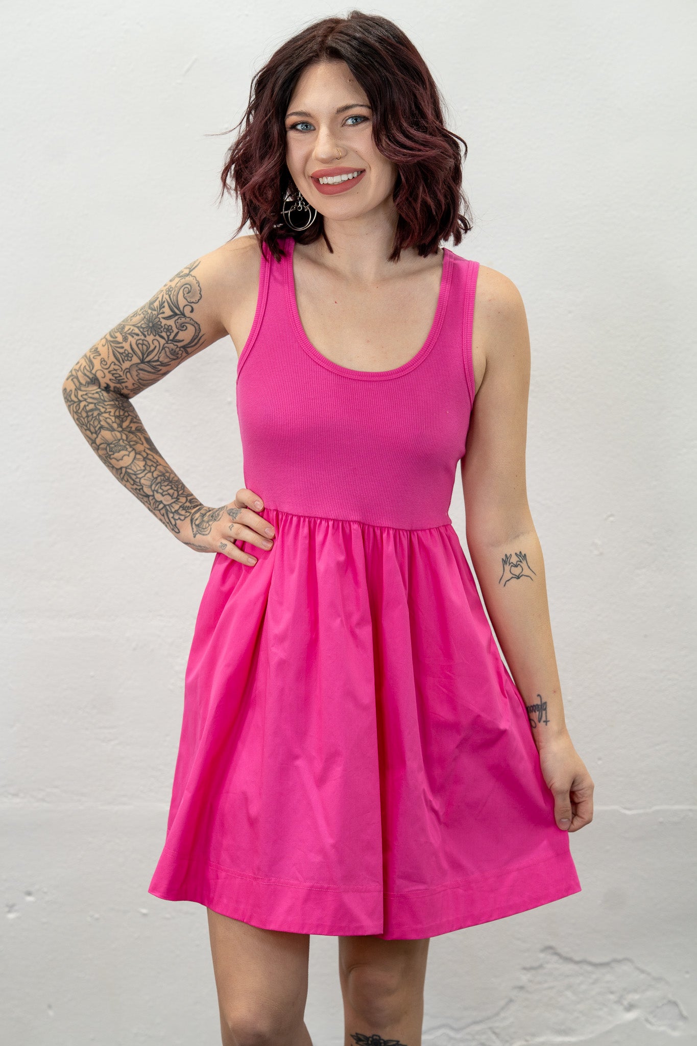 Slip Into Style Hot Pink Dress