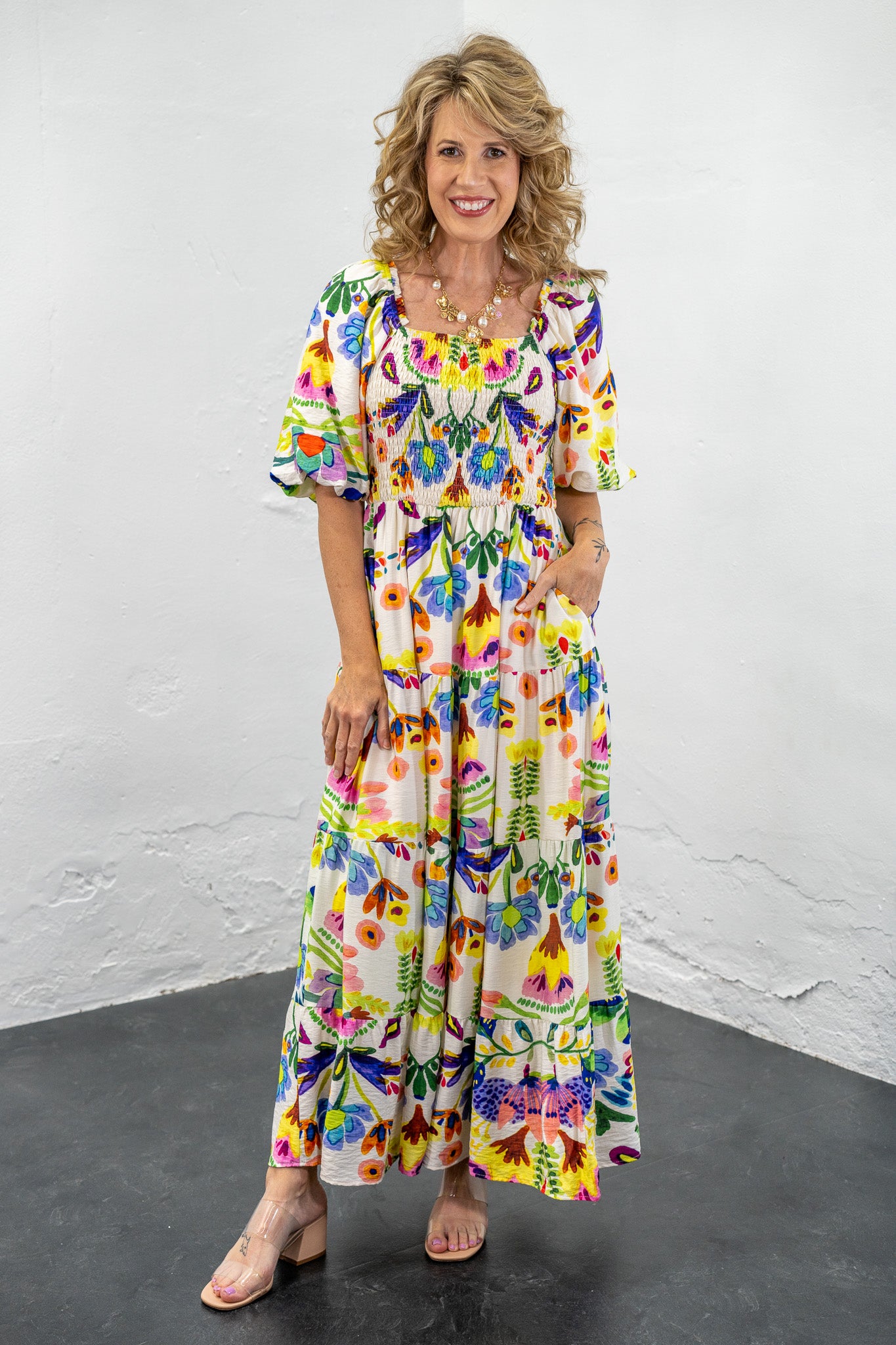 Wildflower Whimsy Maxi Dress