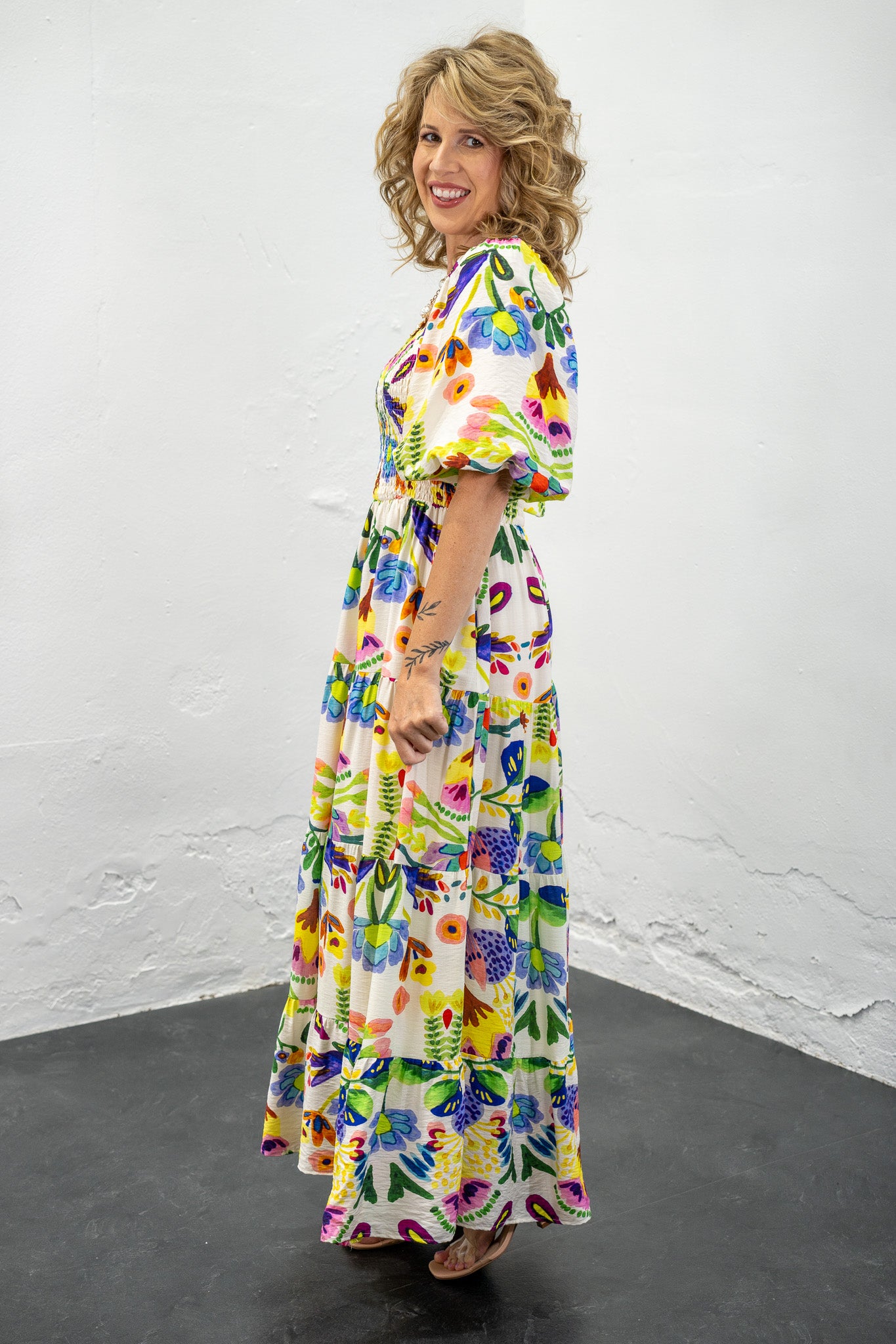 Wildflower Whimsy Maxi Dress