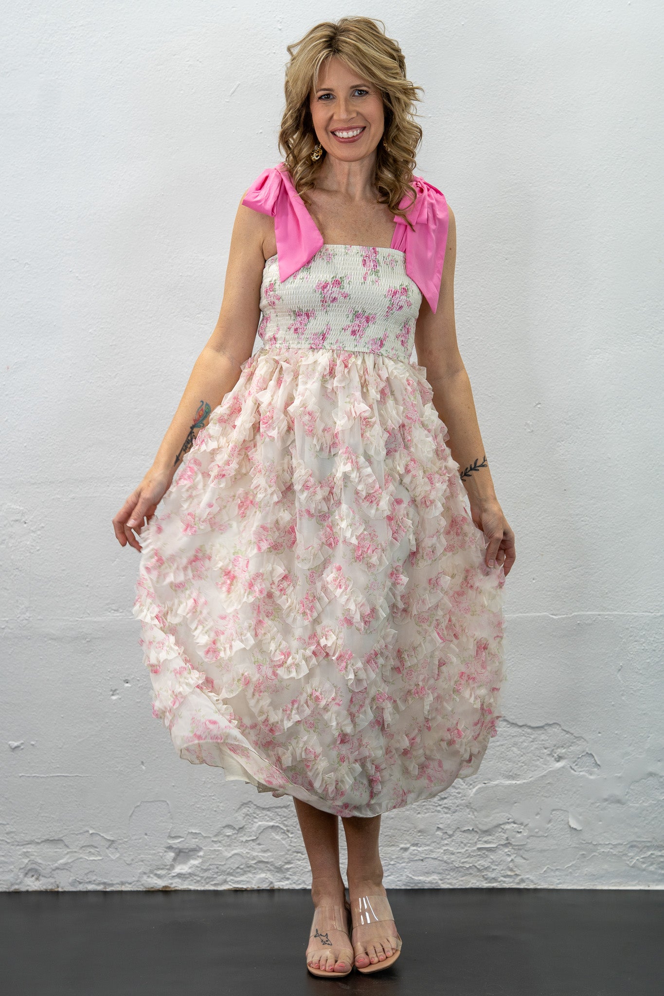 Rosie Ruffles Bow Dress