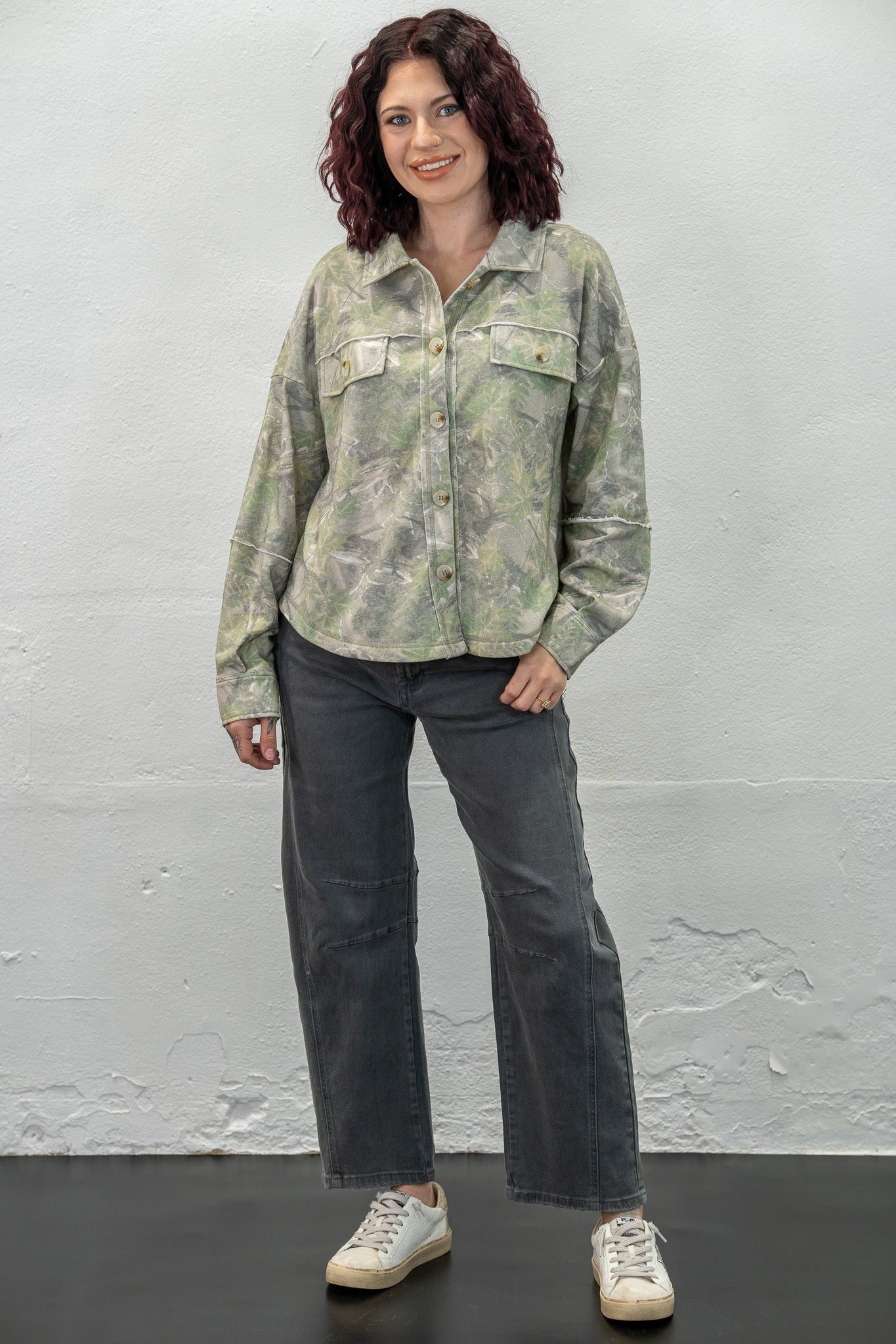 Backroad Beauty Camo Shacket