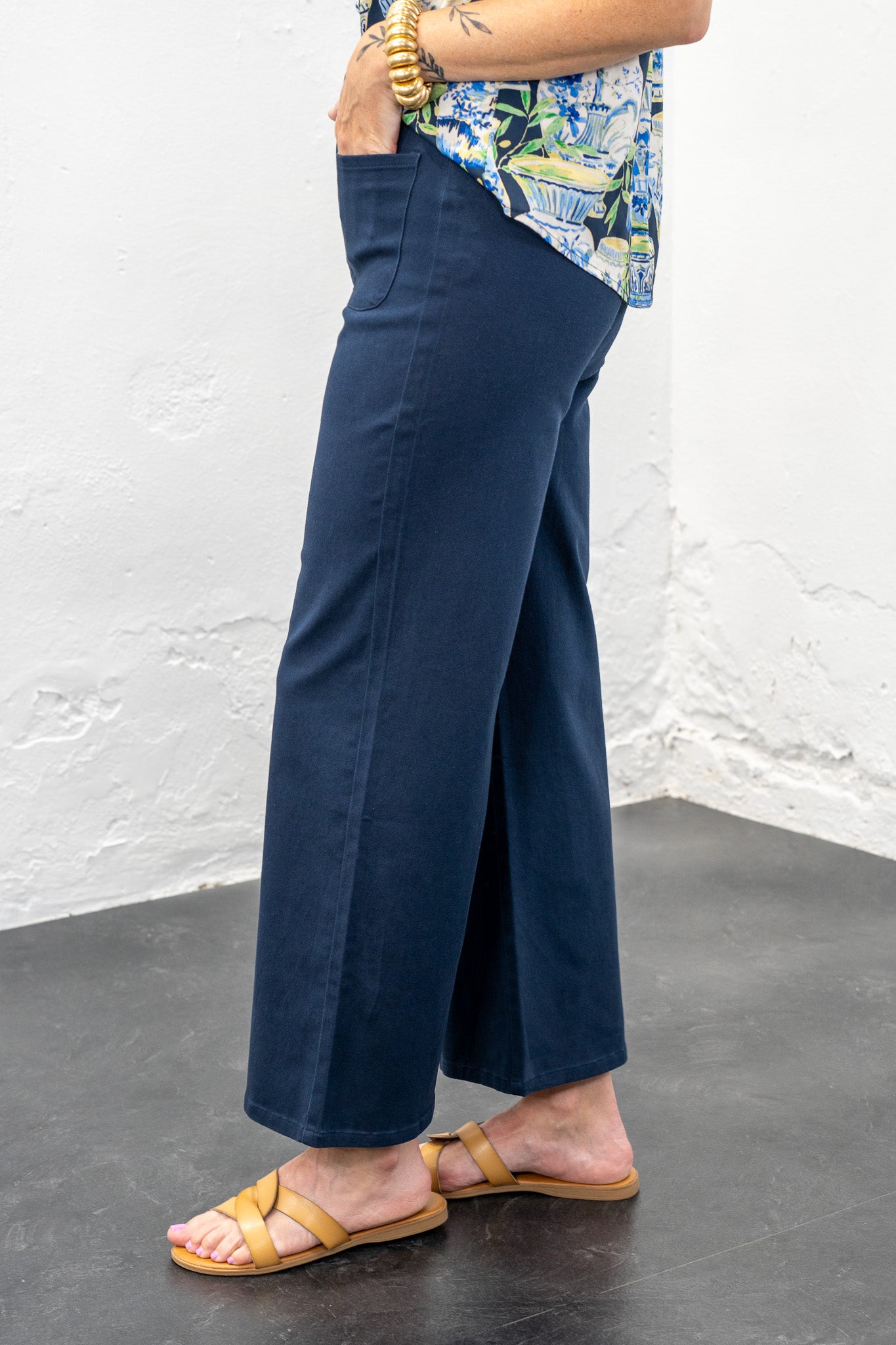Monroe Navy Pants