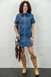 Wanda Floral Embroidered Mini Dress