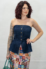 Dusty Trails Padded Tube Top