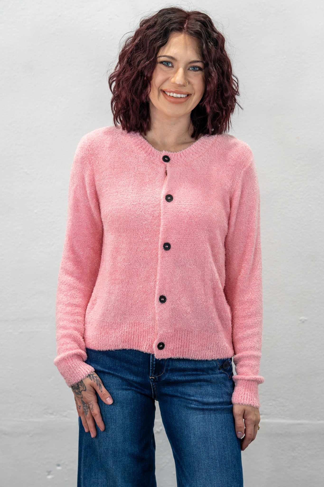 Cloud Nine Lite Pink Cardigan