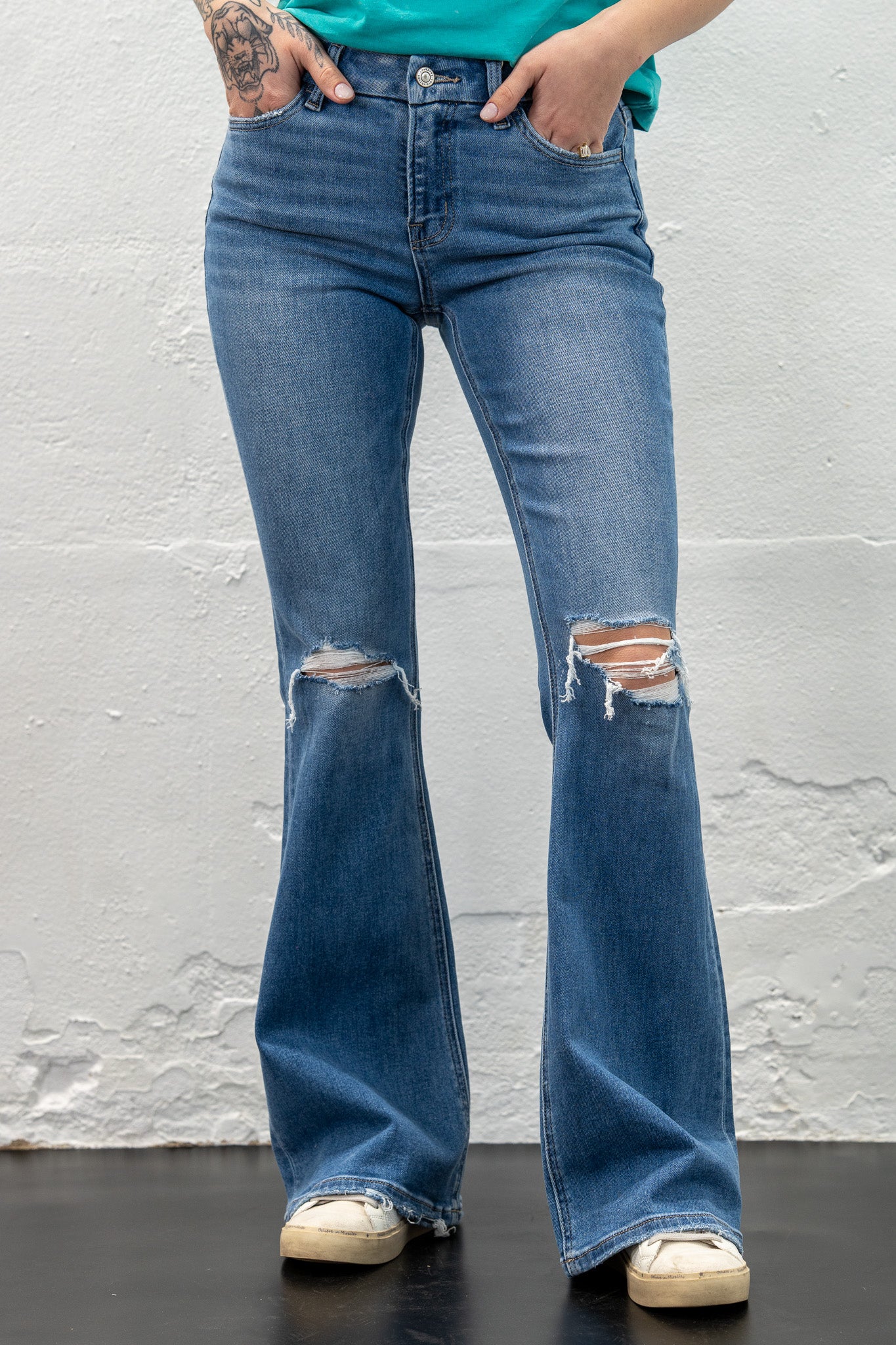 Betty Mid-Rise Flare Jeans