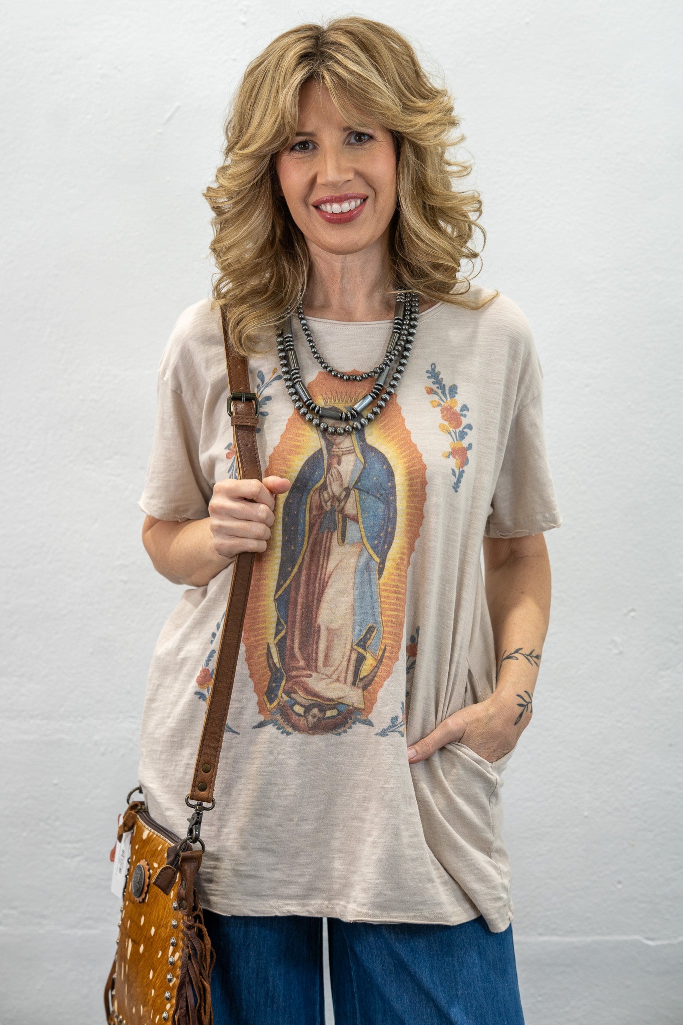 Virgin Mary Vintage Top