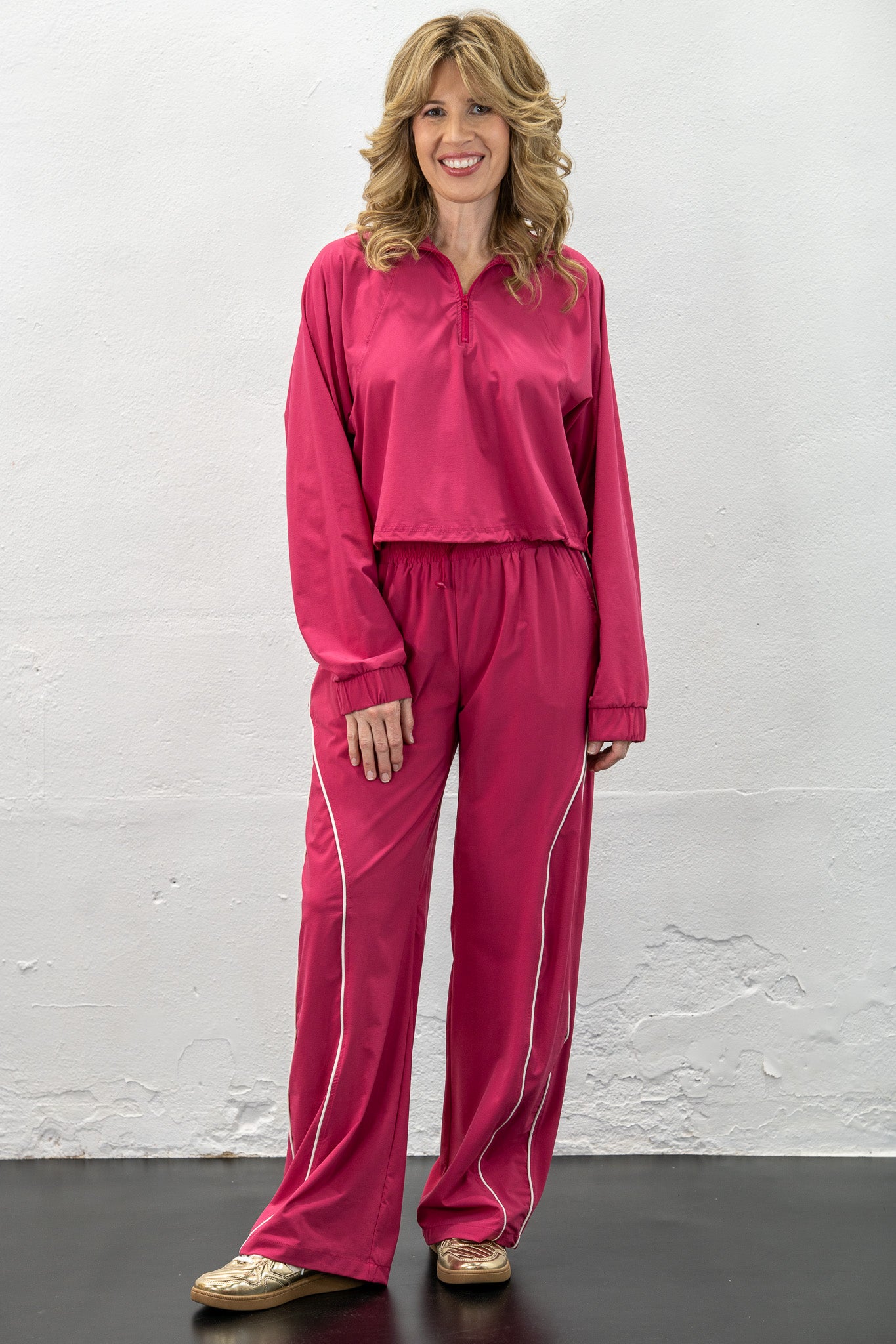 Cool Down Raspberry Track Pants