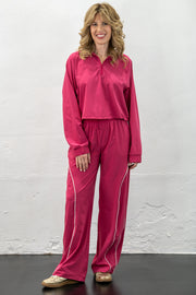 Cool Down Raspberry Track Pants