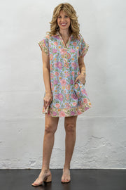 English Garden Floral Dress