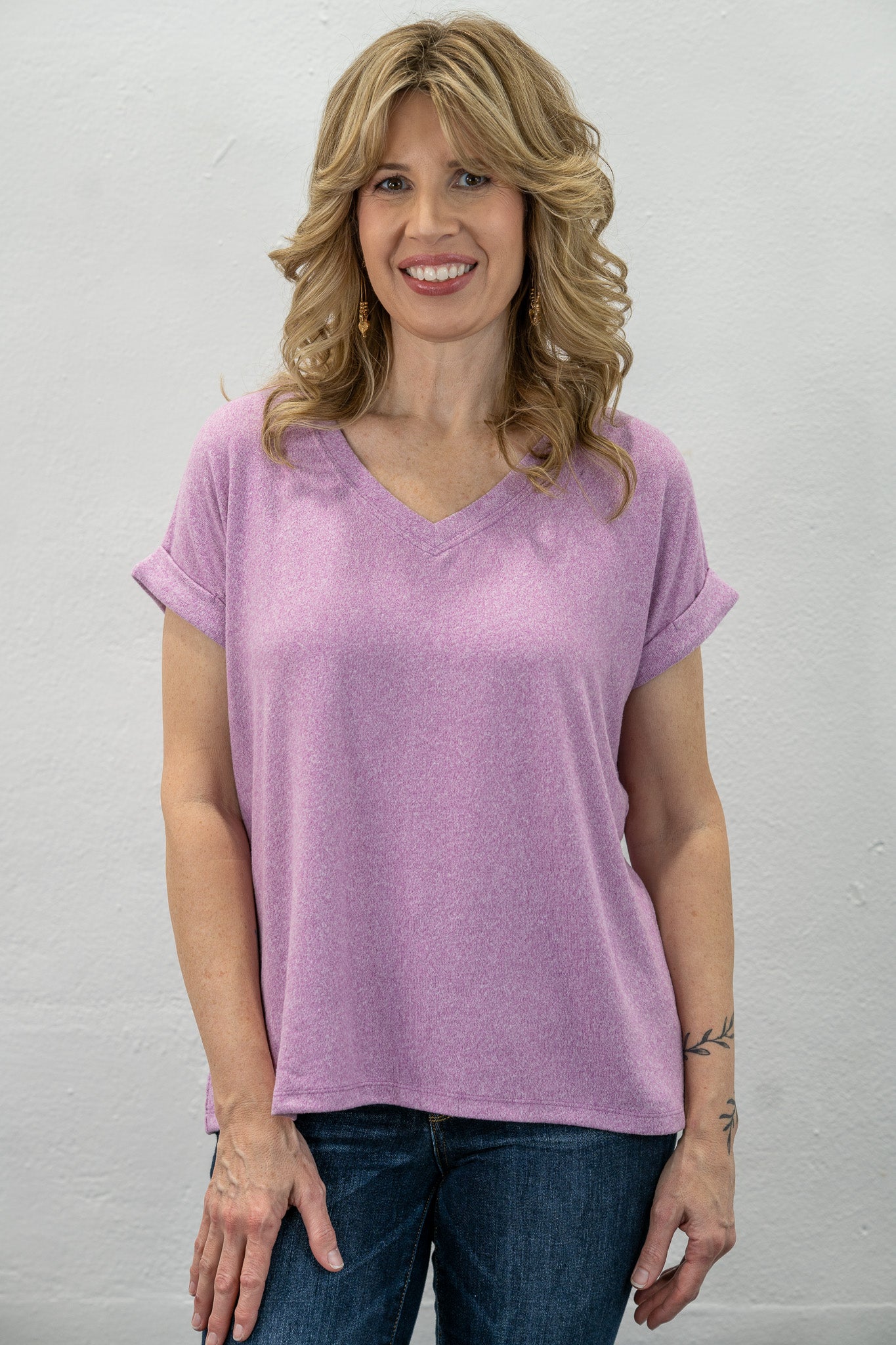 Tasha Orchid Hacci Top