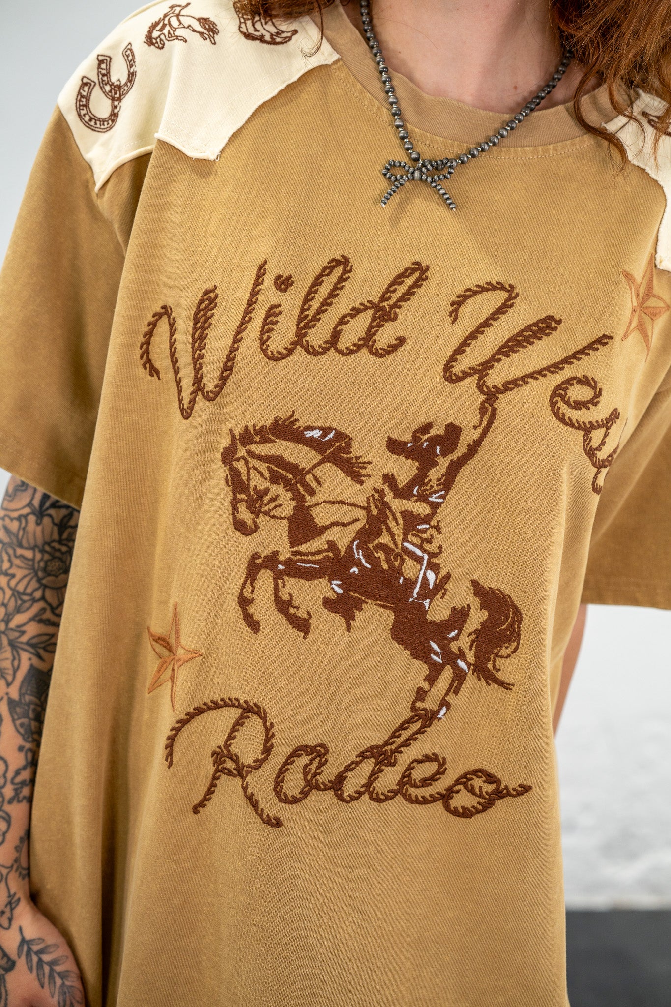 Wild West Rodeo Embroidered Dress