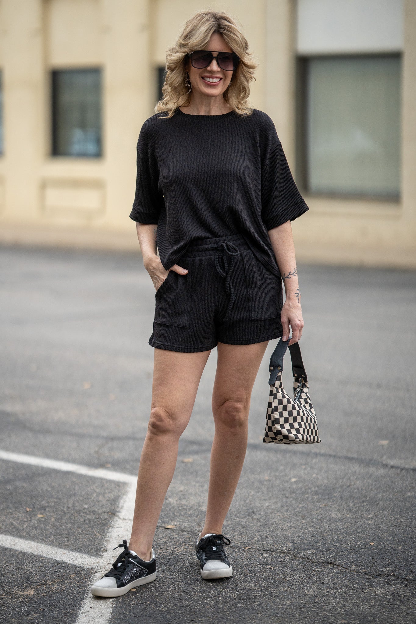 Pure Comfort Black Short Set