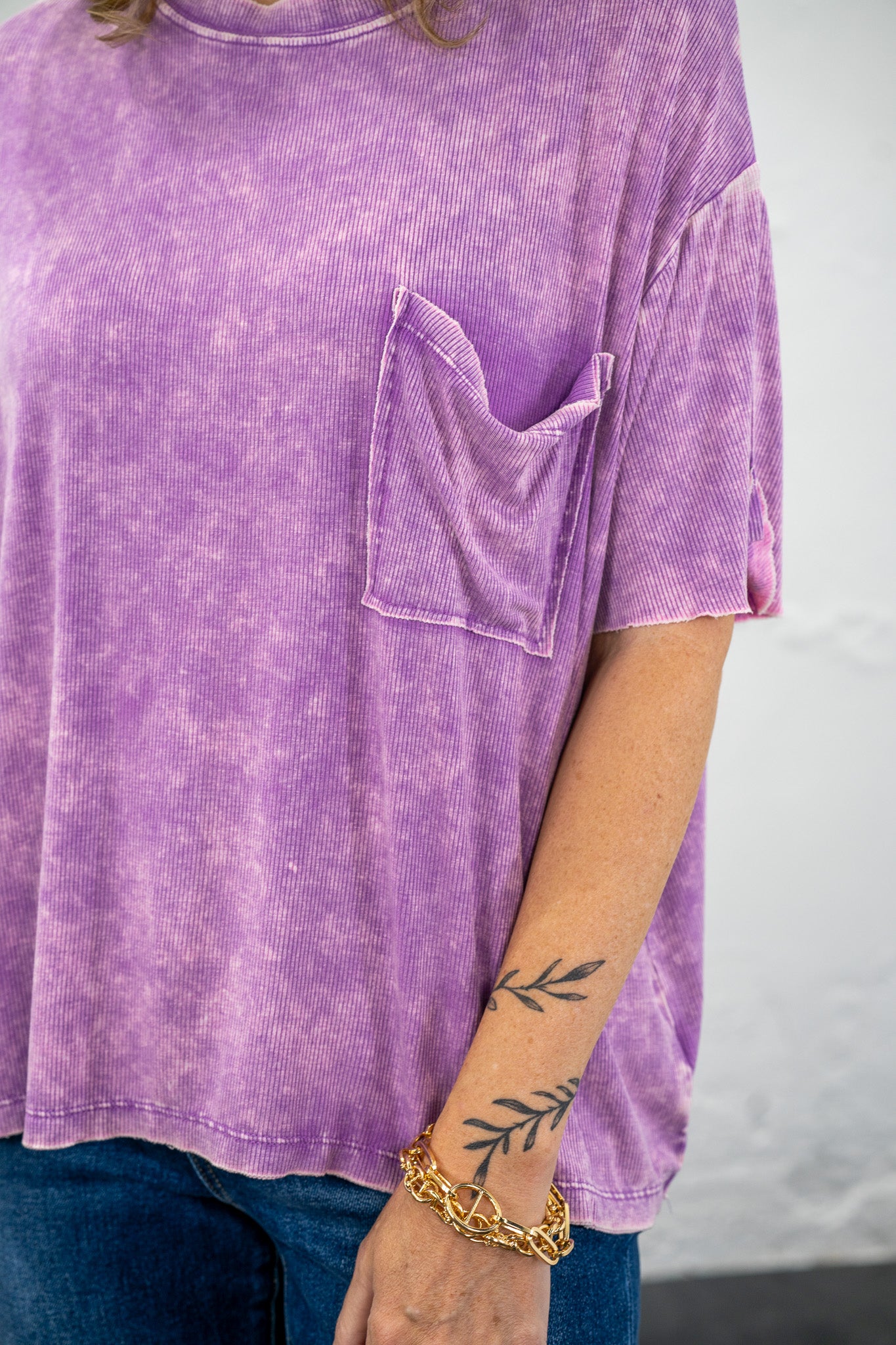 Sway With Me Lavender Boyfriend Tee