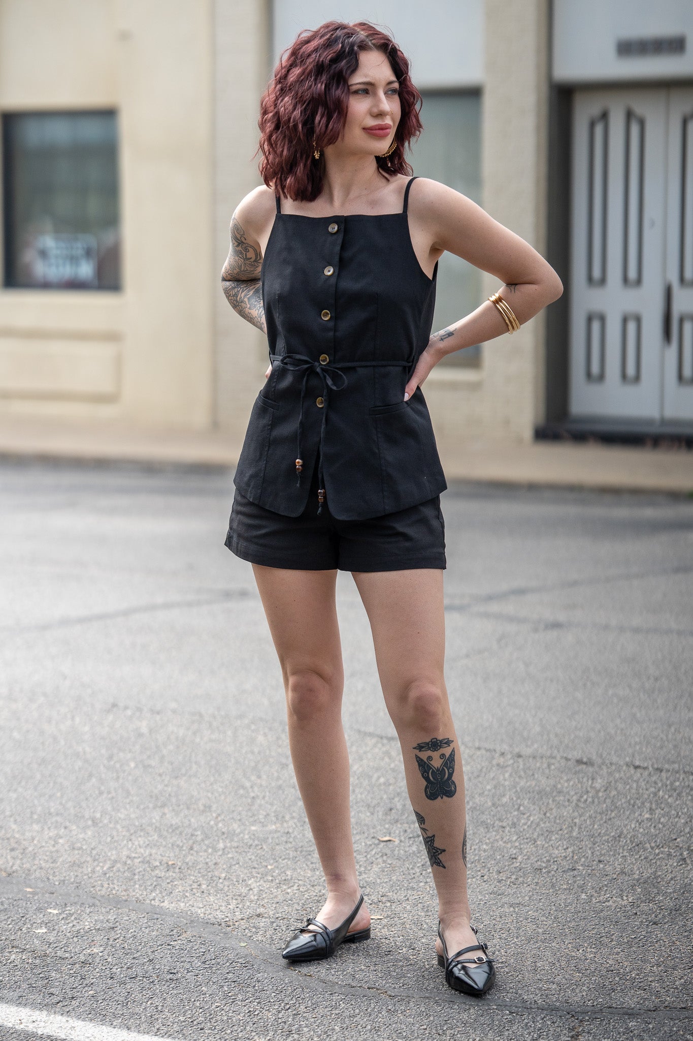 After Dark Chic Linen Set