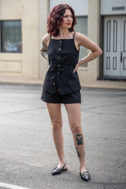 After Dark Chic Linen Set