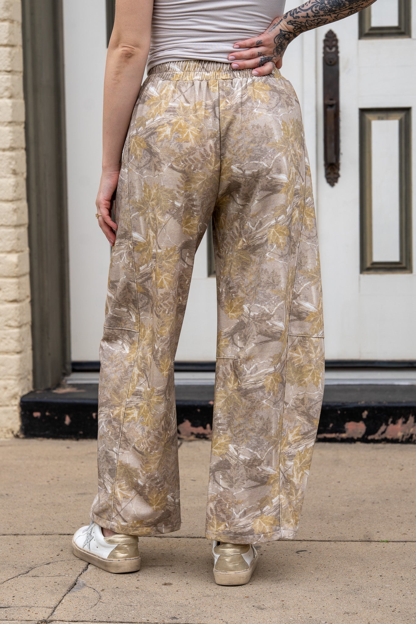 Wild Intentions Camo Barrel Pants