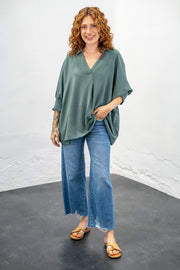 Claire Wide Cropped Jeans