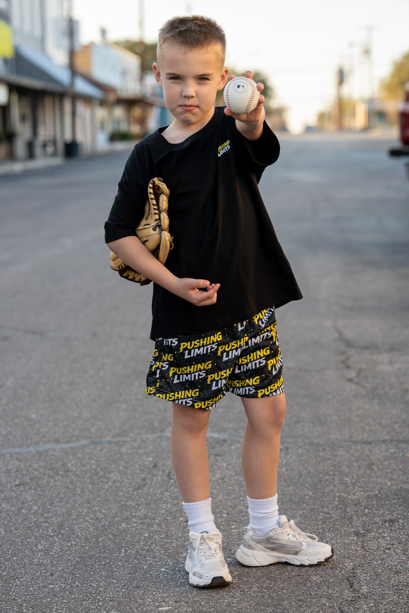 Pushing Limits Black Tee