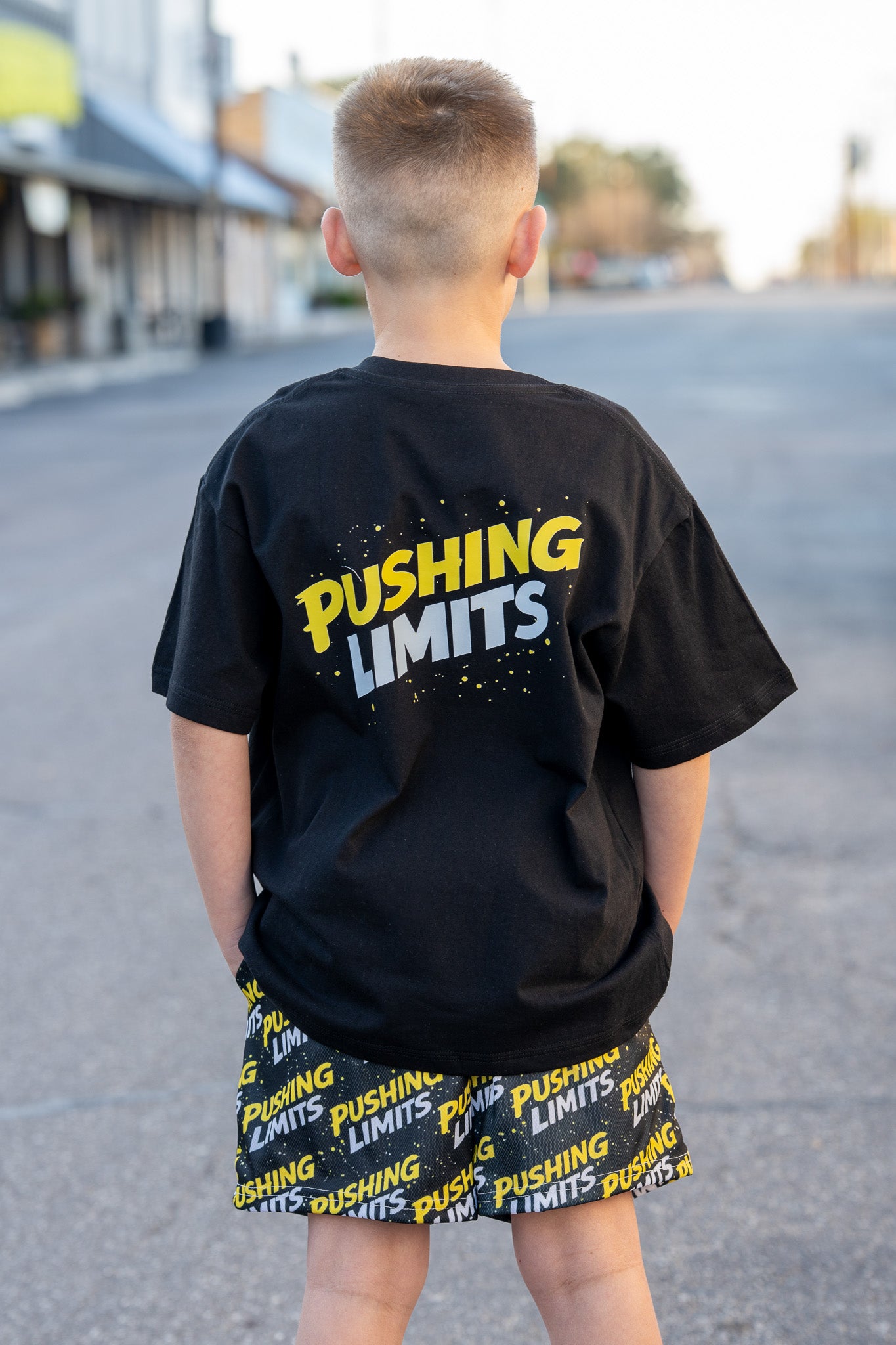 Pushing Limits Black Tee