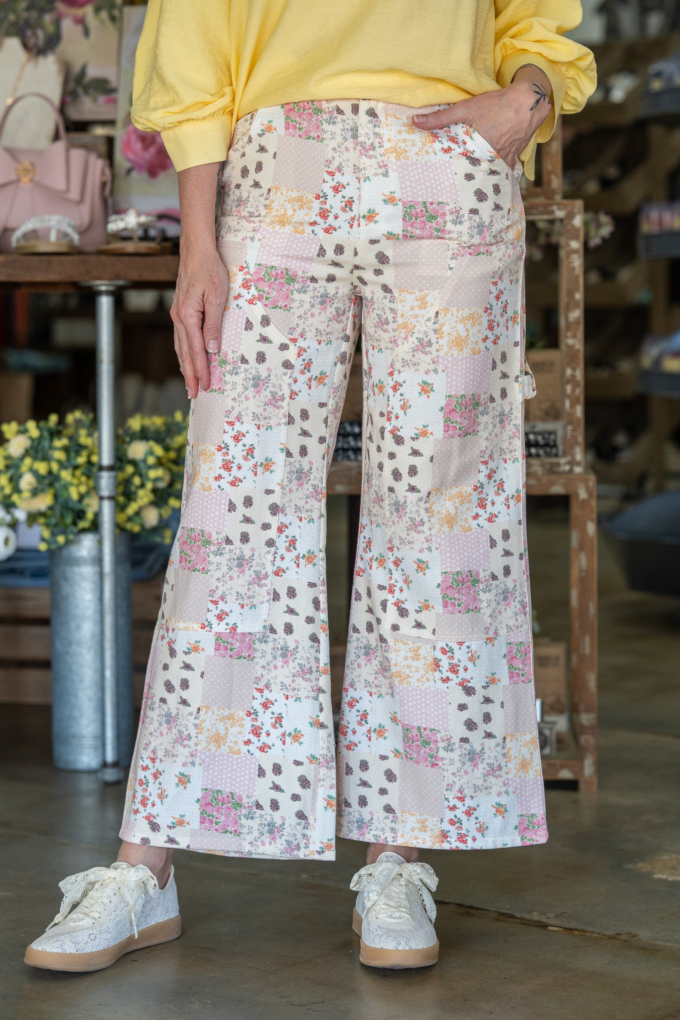 Maggie Vintage Patchwork Pants