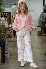 Marissa Blush Bubble Top