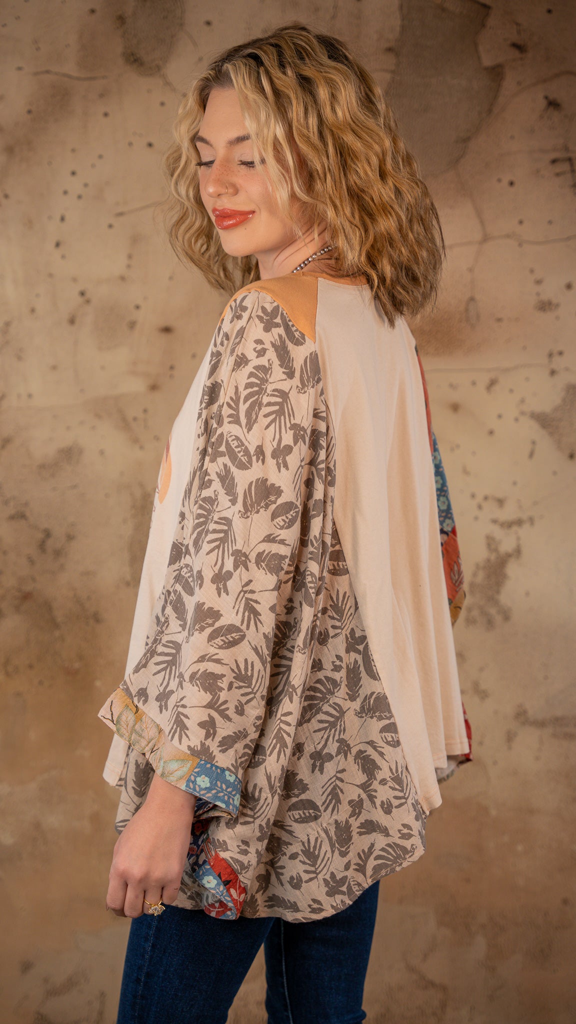 Peace In The Desert Poncho Top