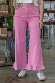 Brooklyn Pink Ruffle Pants - Final Sale!