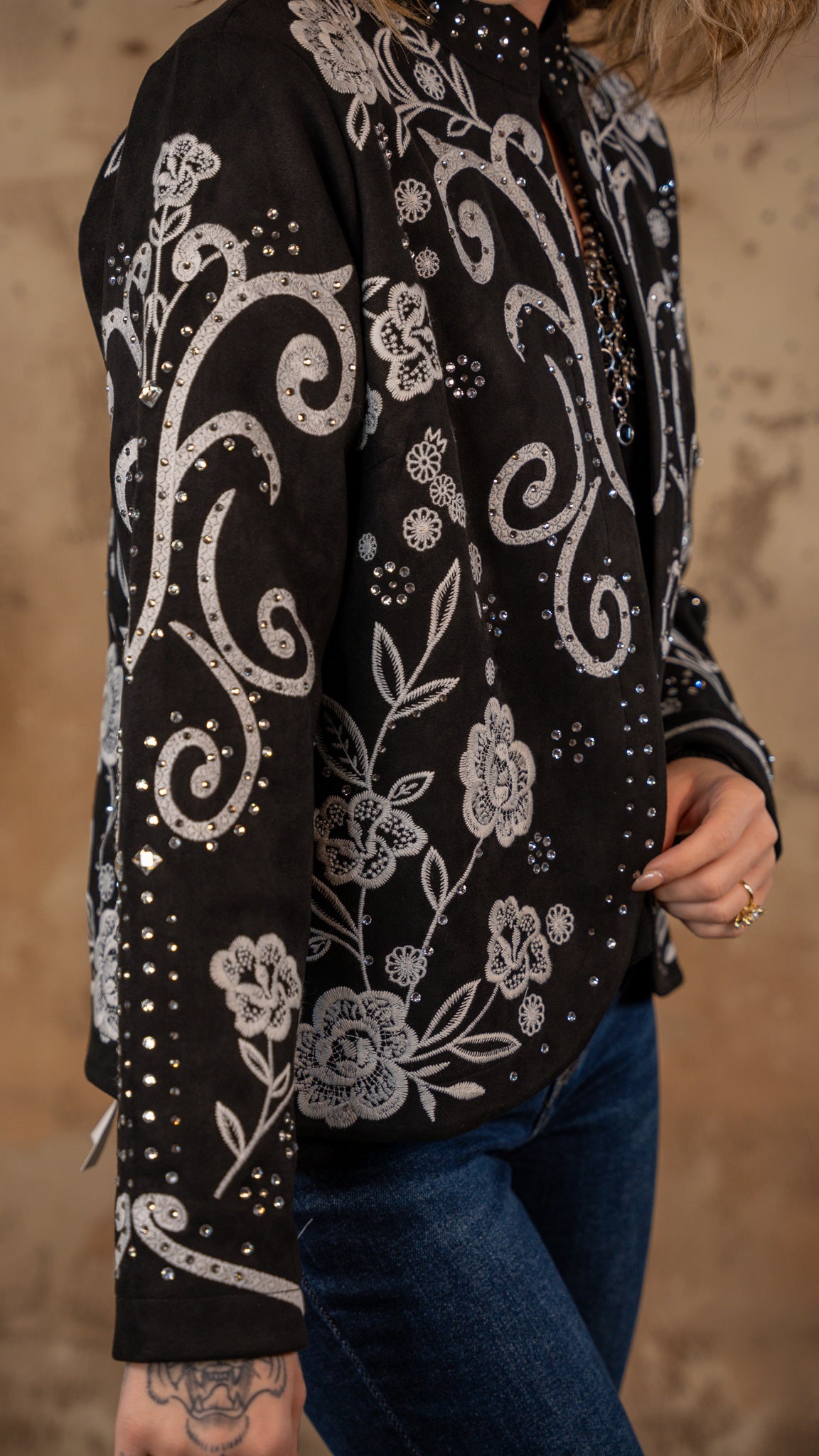 Walk This Way Embellished Jacket