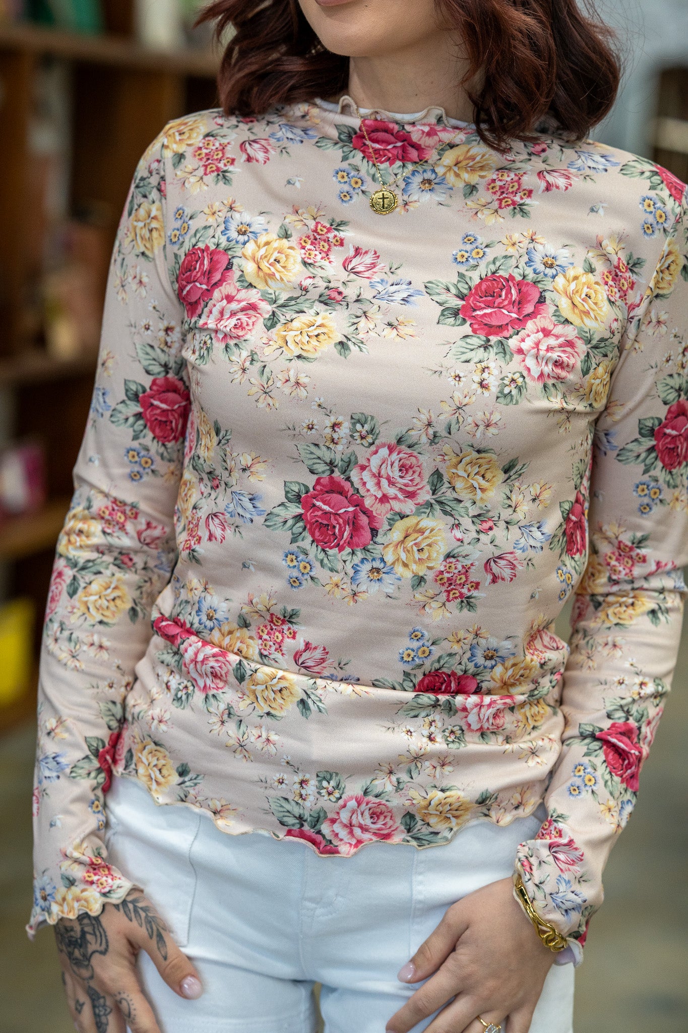 Molly Floral Long Sleeve Top - Final Sale!
