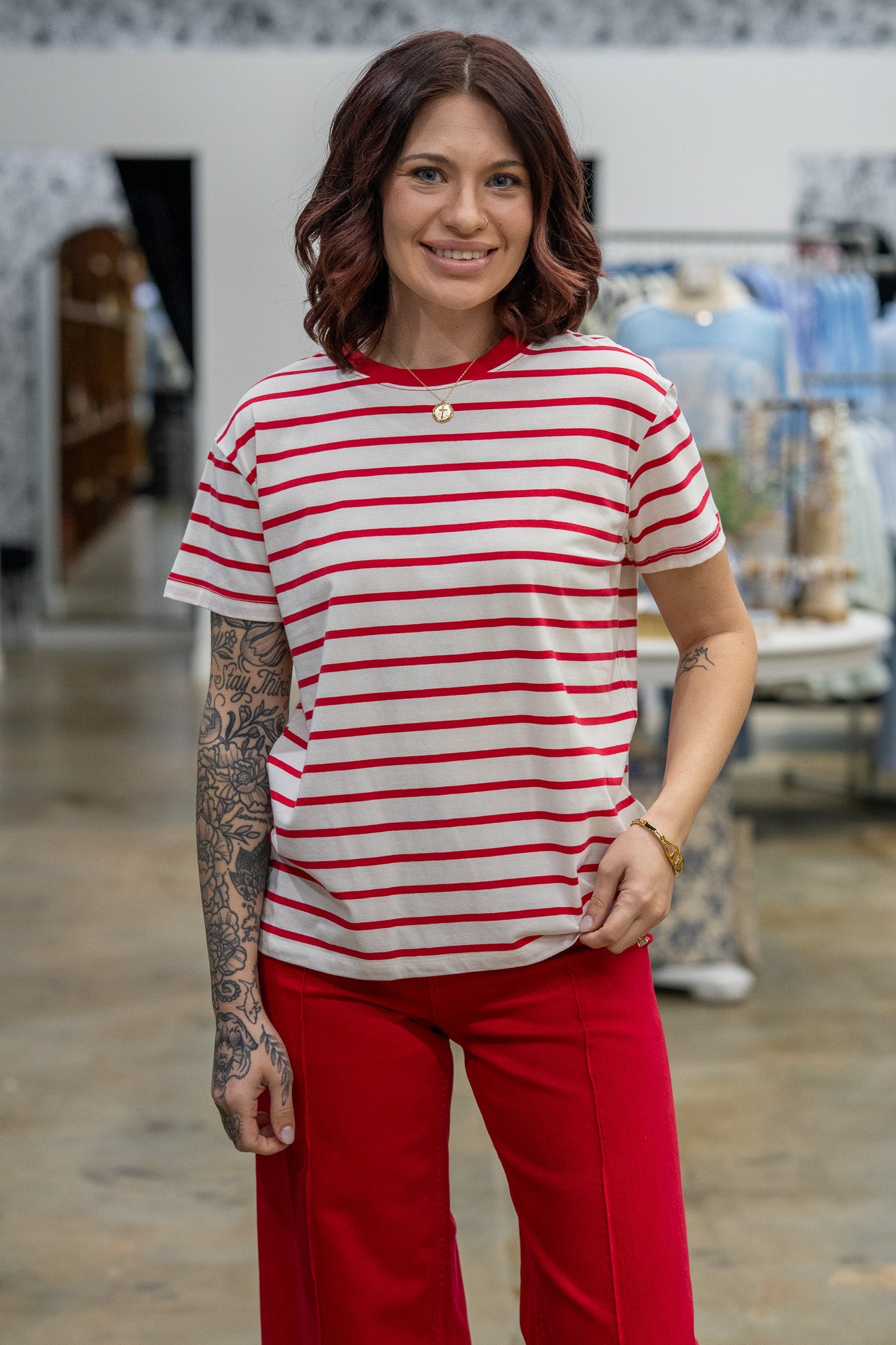 All Day Essential Red Top