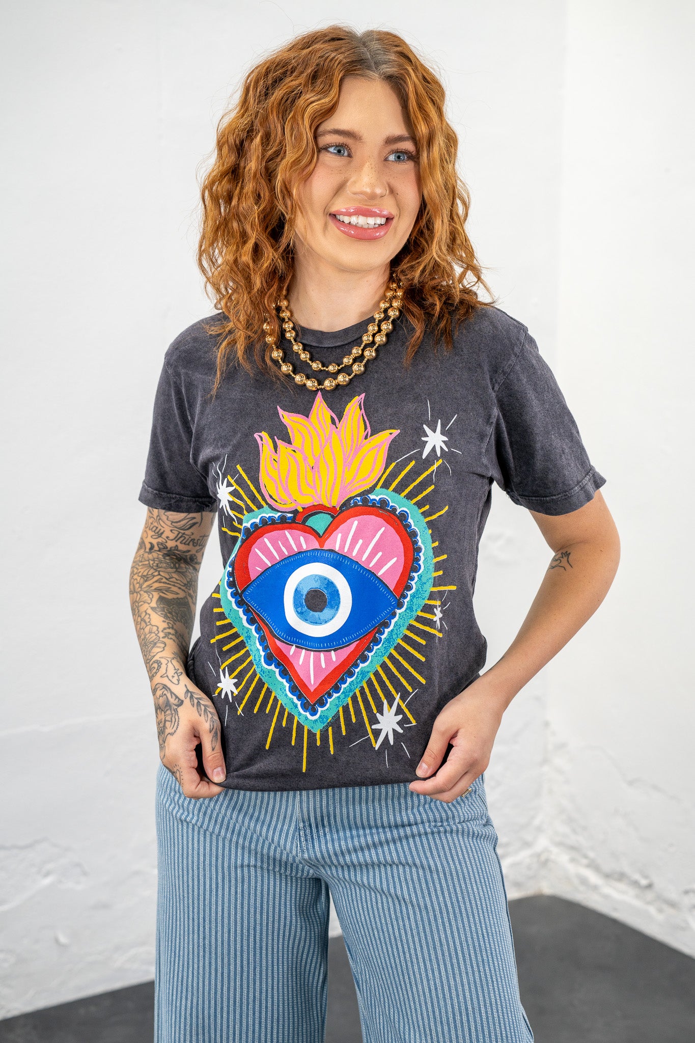 Eye-conic Heart Tee