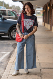 Sail Away Denim Striped Pants