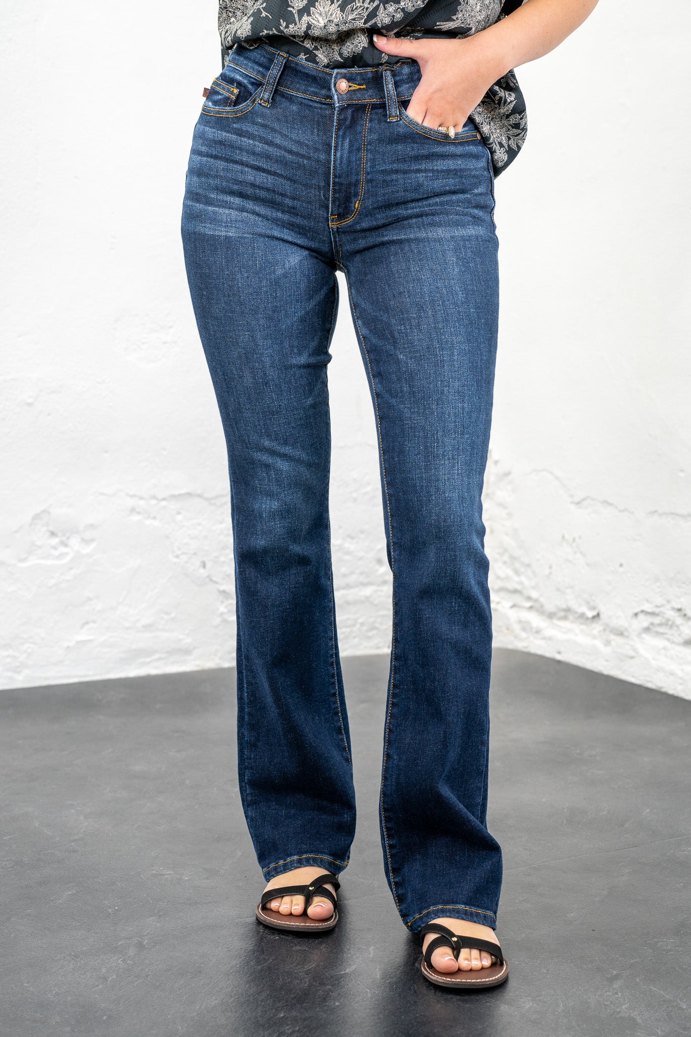 Veronica Dark Wash Bootcut Jeans