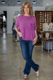 Annette Plum Top