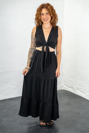 Amaya Black Skirt Set
