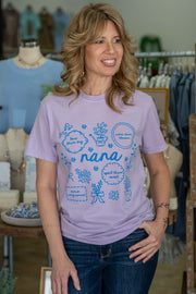 Floral NANA Tee
