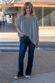 Eloise Black & White Dolman Top