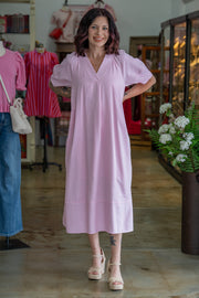 Stripe This Way Pink Dress