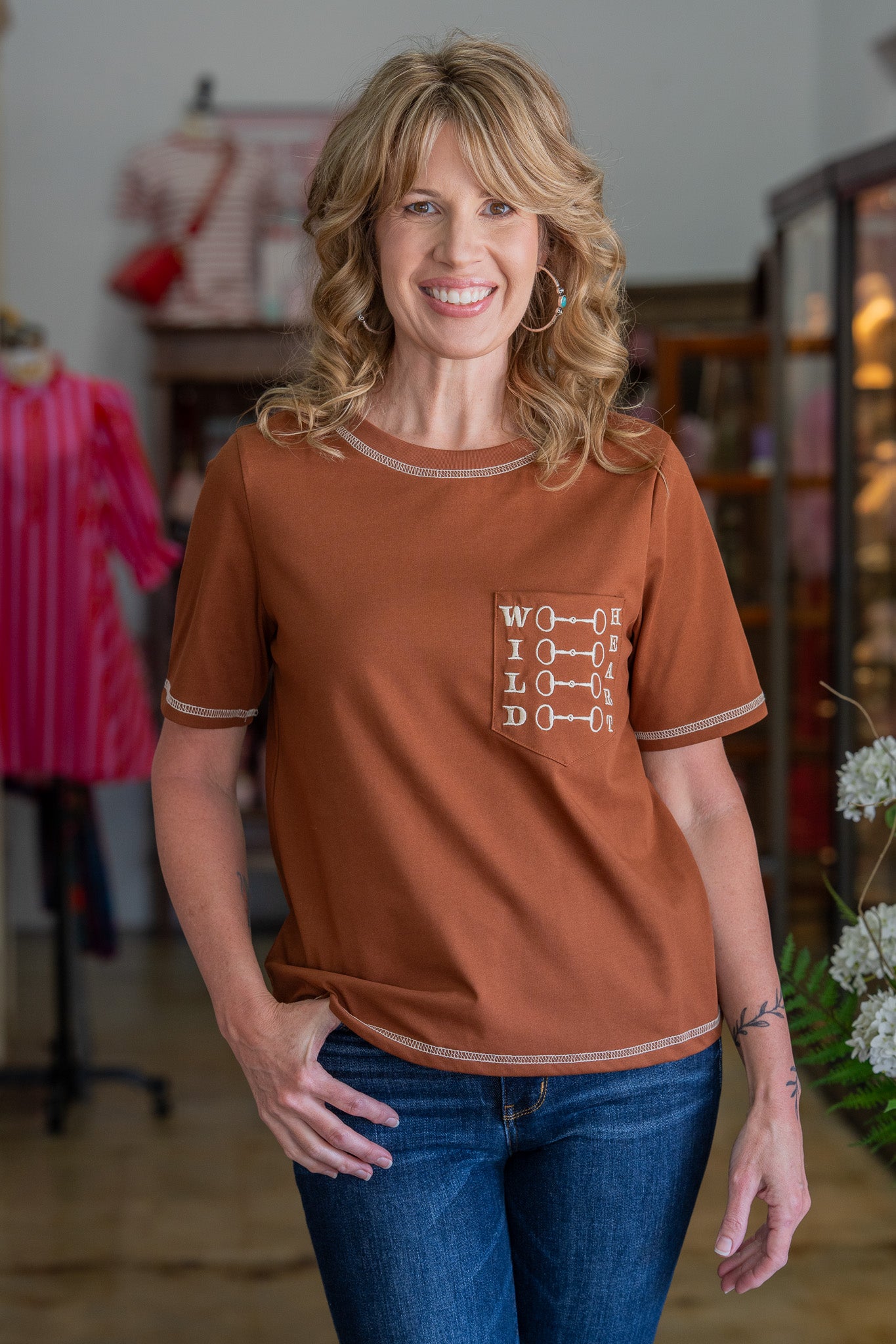 Wild Heart Short Sleeve Top