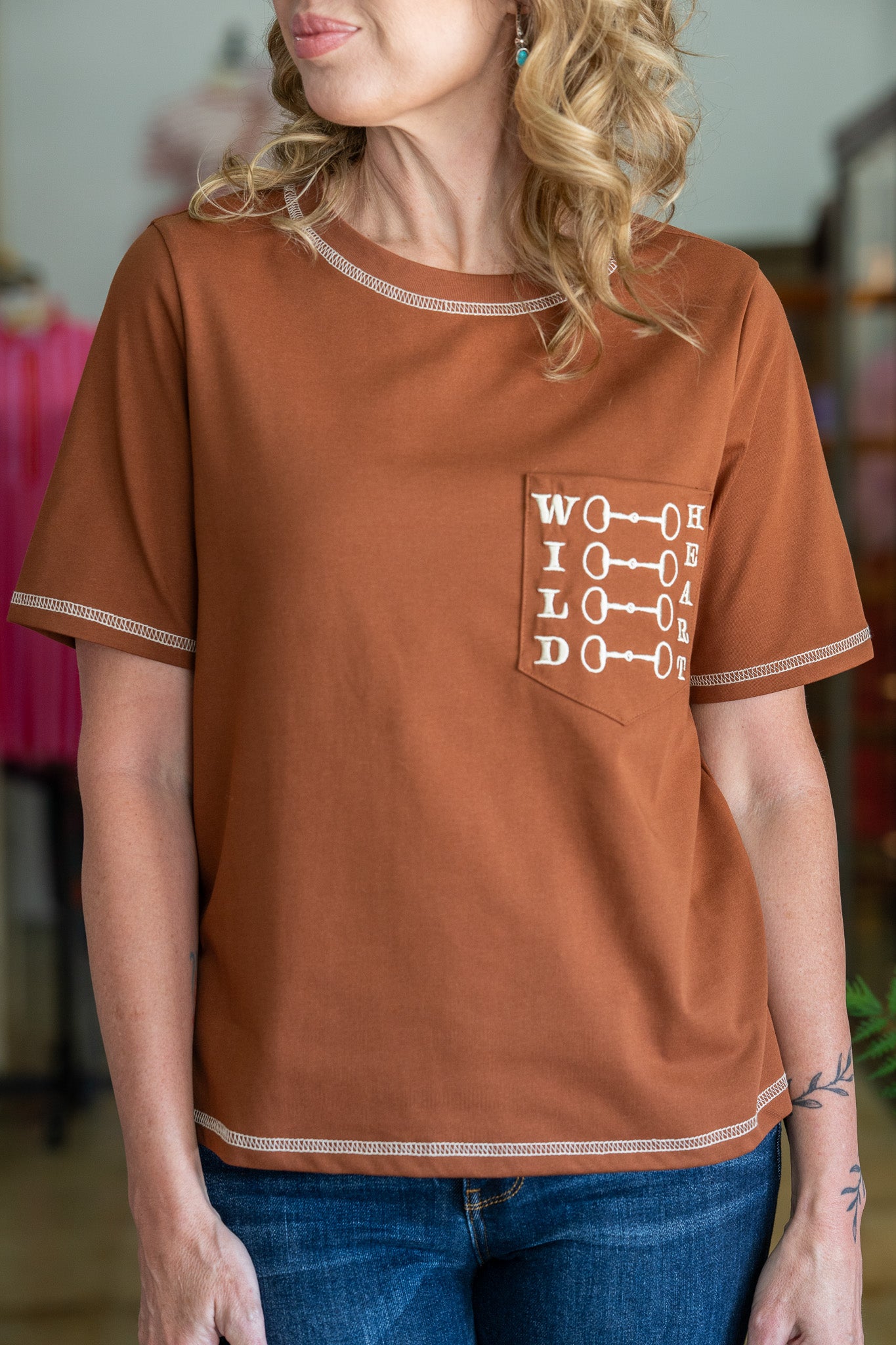 Wild Heart Short Sleeve Top