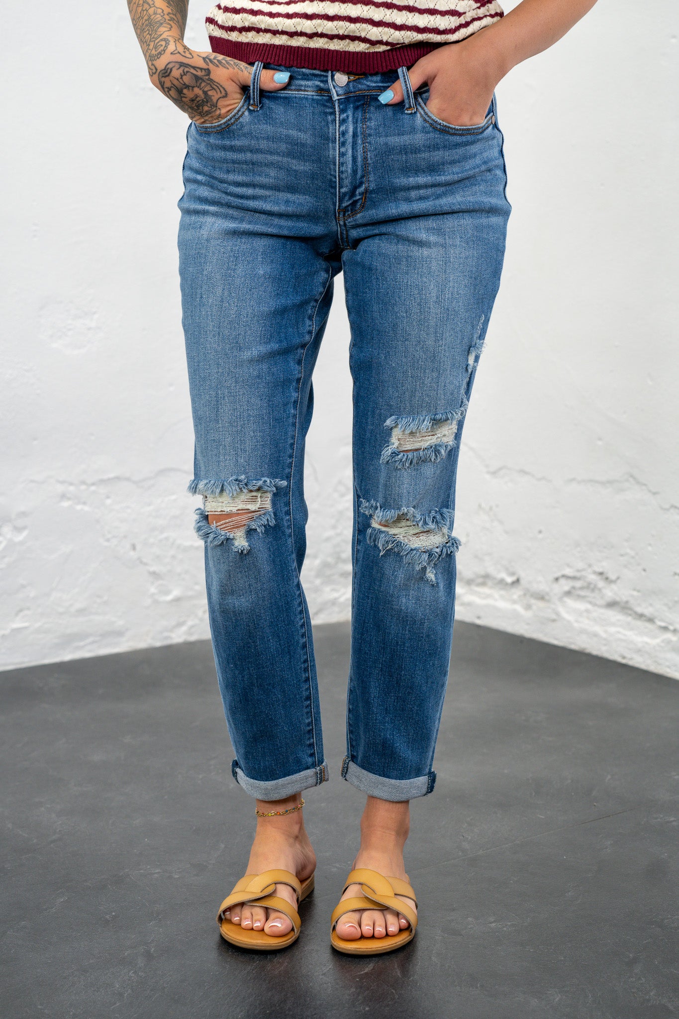 Ramona Distressed Jeans