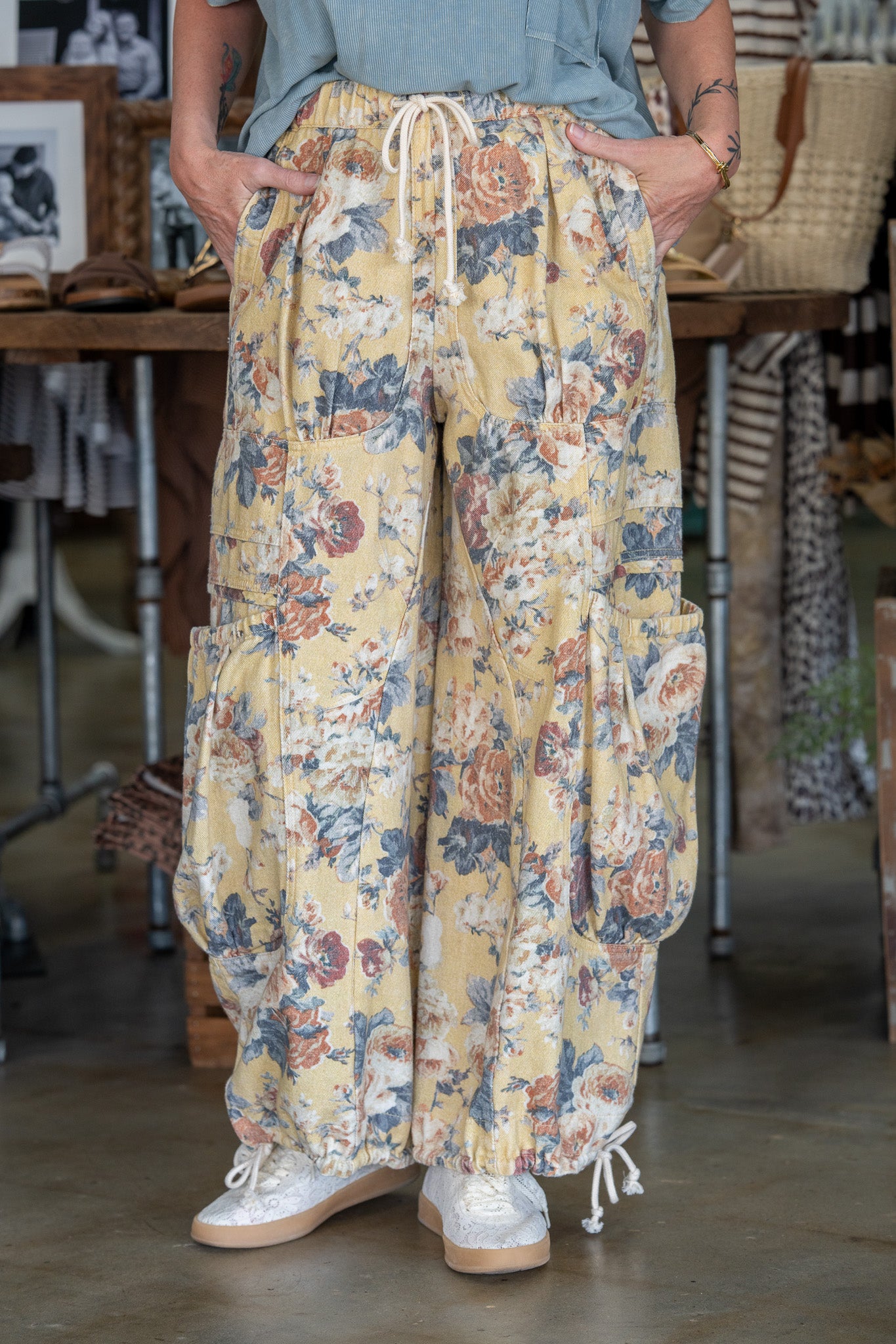 Hallie Vintage Floral Pants