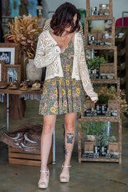 Lux Petal Crochet Cardigan