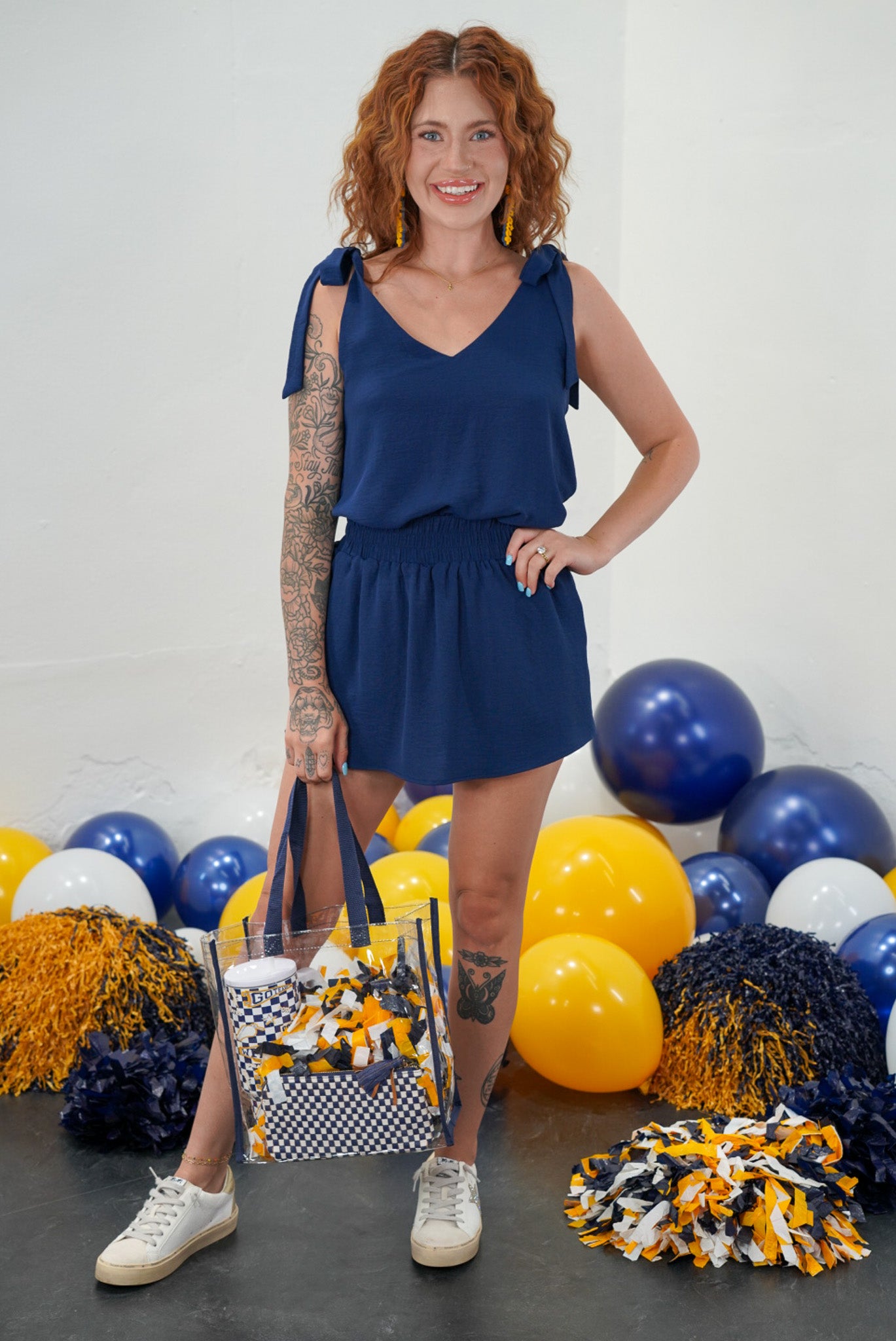 Move Mode Navy Skort