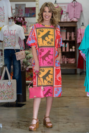 Tribal Bloom Jaguar Dress