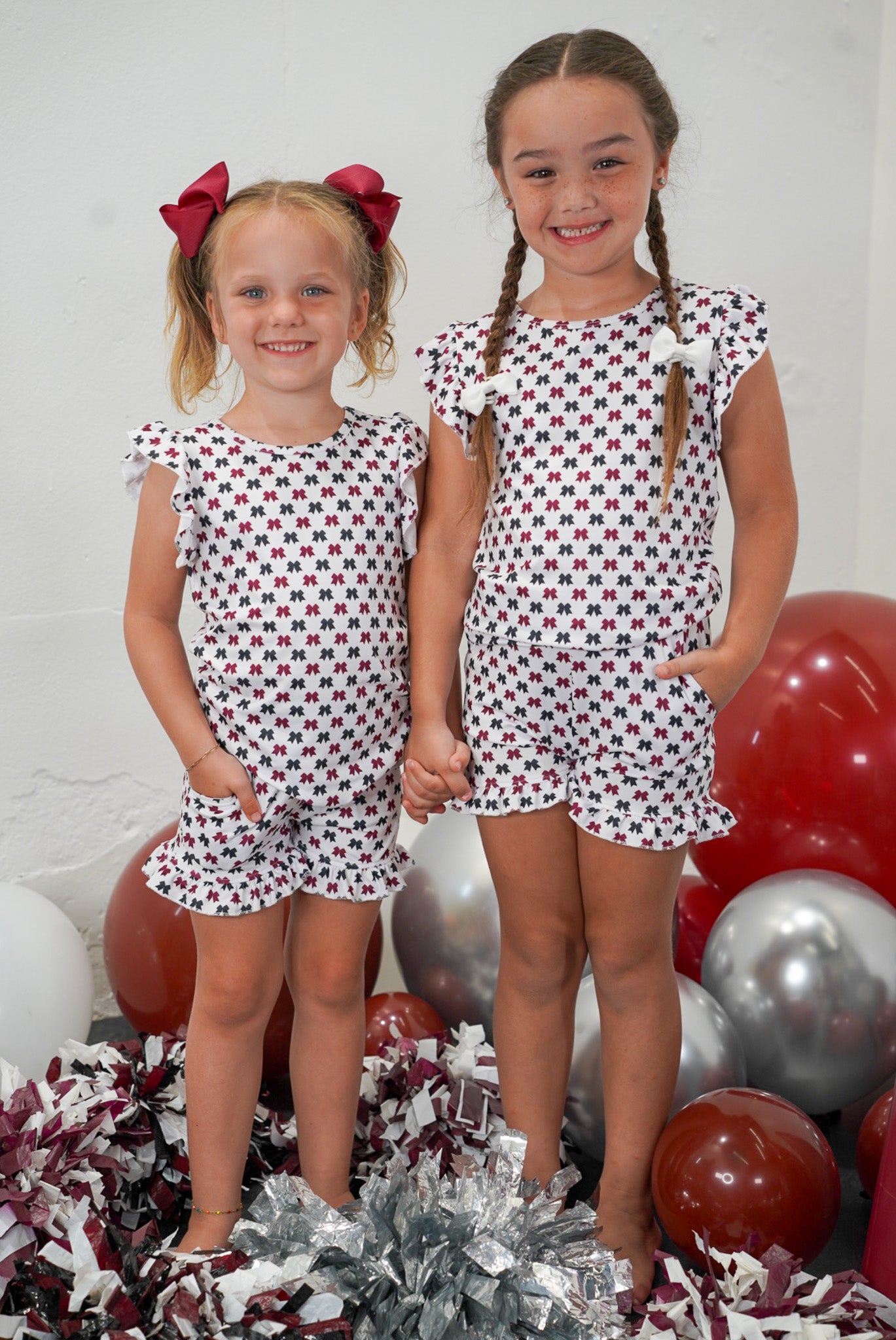 Tiger Bow Squad Short Set