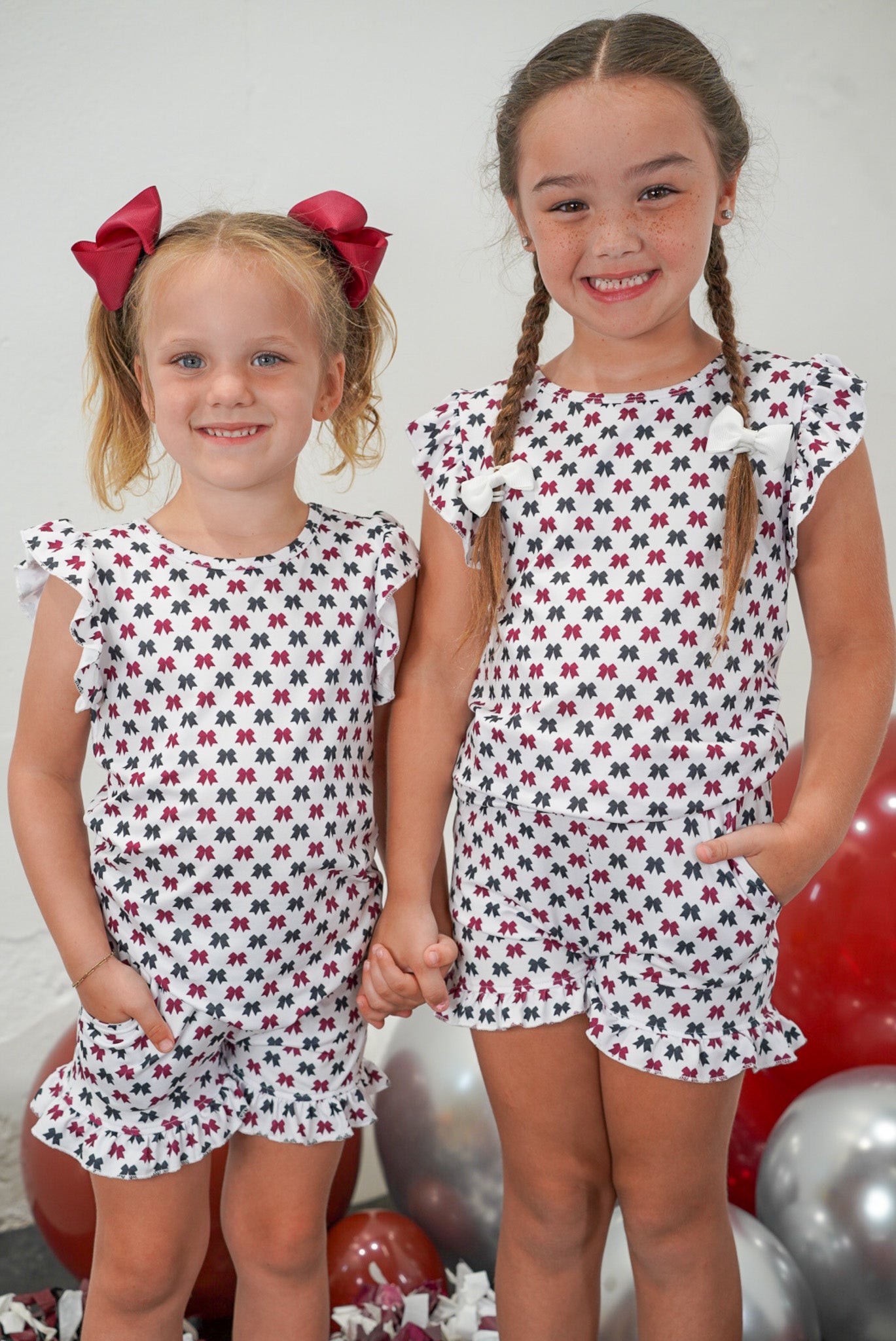 Tiger Bow Squad Short Set