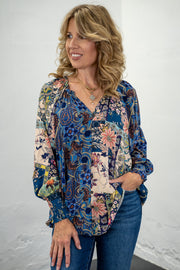 Midnight Florals Top