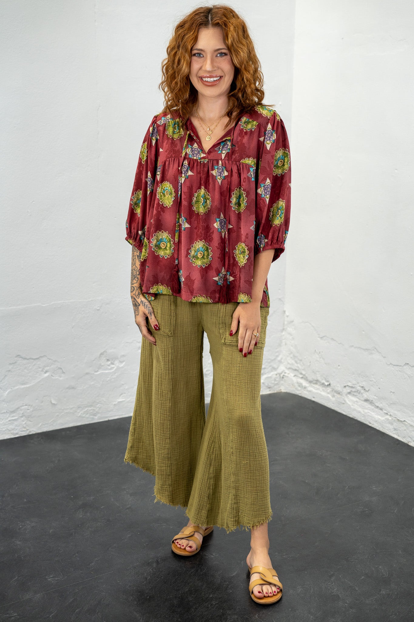 Molly Green Mineral Wash Pants
